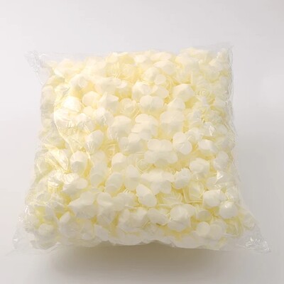 kb 480db-500db/3cm Mini PE hab rózsa virágfej mesterséges rózsa virágok kézzel készített barkácsparti esküvői lakberendezés