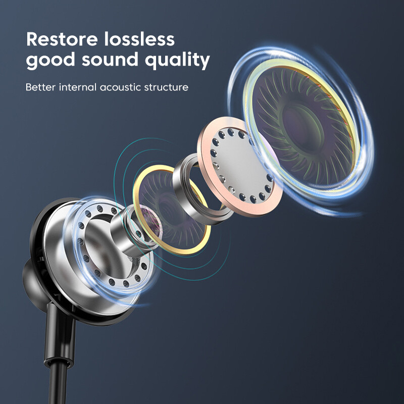 USB laidinės ausinės 3M ilgos į ausis įdedamos ausinės su mikrofonu USB-A laidas Laisvų rankų įrangos ausinės žaidimams USB ausinės, skirtos asmeniniam staliniam nešiojamam kompiuteriui