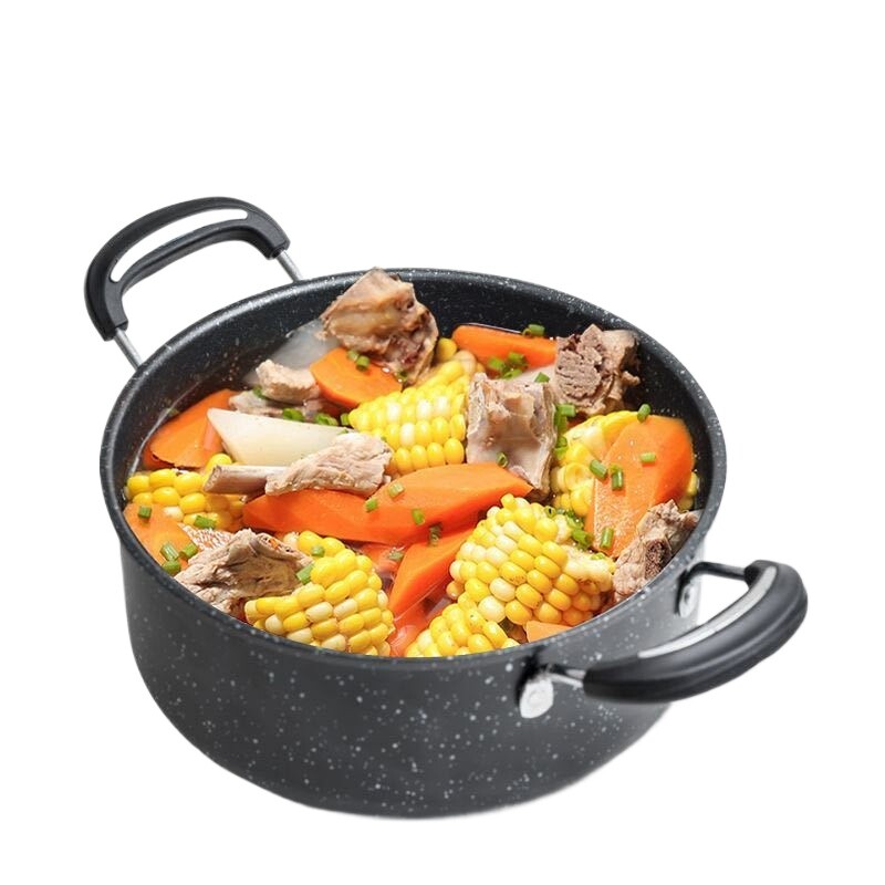 Oală de supă Antiaderent Supă groasă Oală de tocană Gătiți tăiței Lapte fierbinte Terci Arată pe gaz Oală universală cu inducție instantanee