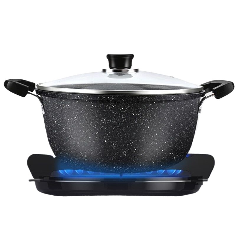 Oală de supă Antiaderent Supă groasă Oală de tocană Gătiți tăiței Lapte fierbinte Terci Arată pe gaz Oală universală cu inducție instantanee