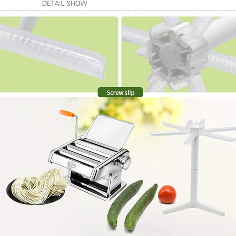 Sulankstomas džiovinimo spagečių džiovintuvo stovas, makaronų laikiklis, pakabinamas stovas, švieži makaronai, makaronų įrankiai, virtuvės priedai