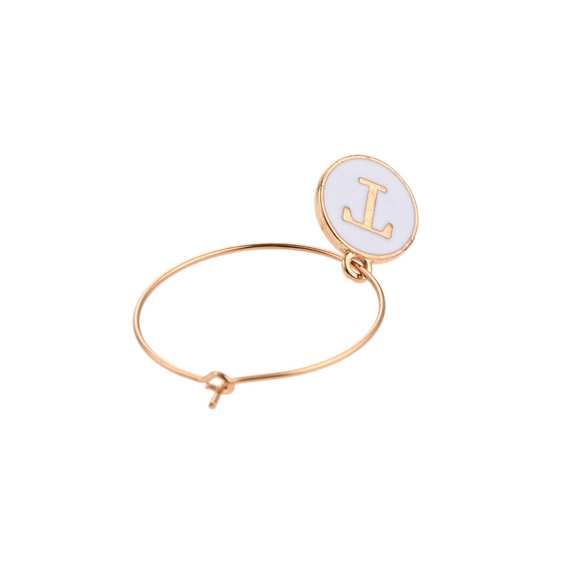 26 τμχ Γράμματα αλφαβήτου Μαρκαδόρος για ποτήρι κρασί Αναγνωριστικό ποτήρι πόσιμου Ετικέτα Διακοσμήσεις ετικετών κυπέλλου για προμήθειες γάμου για μπαρ