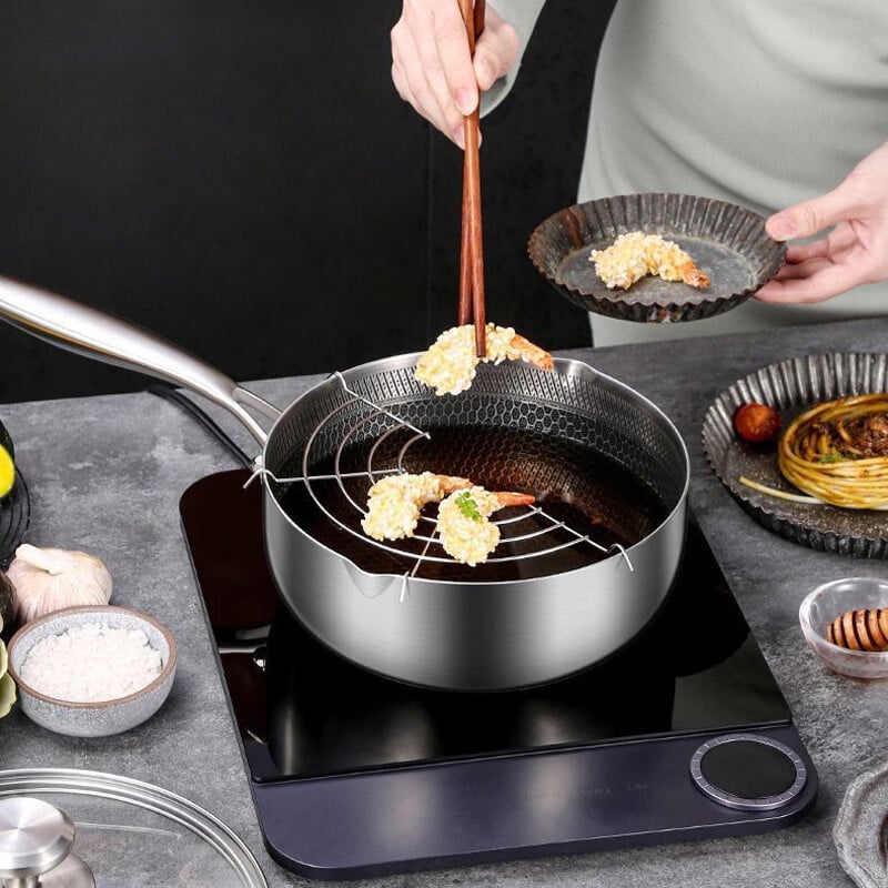 Zgusnuti lonac za mlijeko Saće od nehrđajućeg čelika 316 Neljepljivo Kuhanje i prženje Kućanski višenamjenski lonac za hranu Mala tava