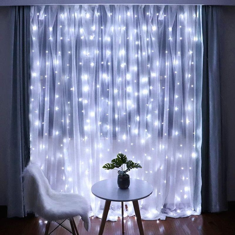 8 načina rada USB zavjesa LED svjetiljke s užetom Dekoracija spavaće sobe Blagdansko Valentinovo Božićni dekor Božićni vijenci Svjetlost bajke