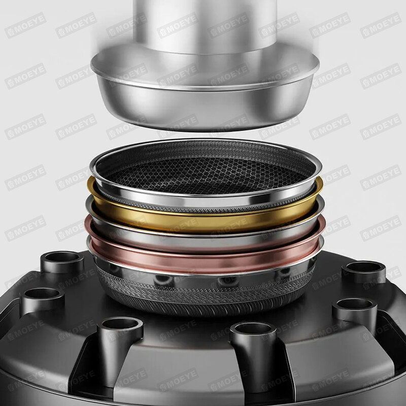 MOEYE lonac za juhu 316L Antibakterijski lonac za mlijeko od nehrđajućeg čelika, 5 slojeva, podebljano dno, neljepljivo dno, kuhinjska posuda za kuhanje