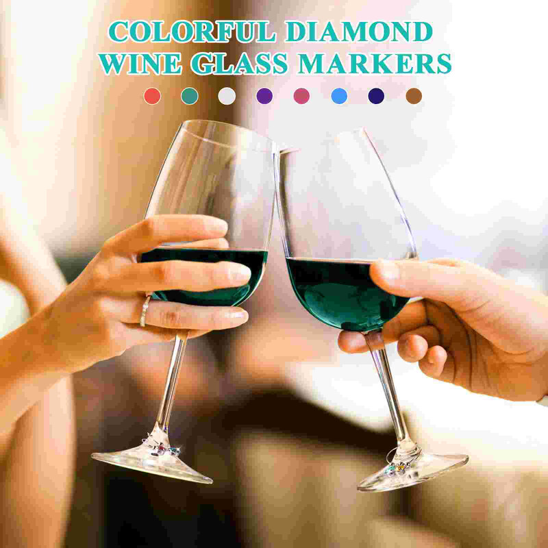 8db karácsonyi pohárgyűrű ivópohár jelzők karácsonyi varázslatok azonosító címkék boros pohár jelzők házibuli szálloda bárjához