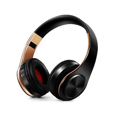 Stereo bezdrôtové slúchadlá Bluetooth headset s podporou SD karty pre mobilný telefón, PC, notebook s mikrofónom