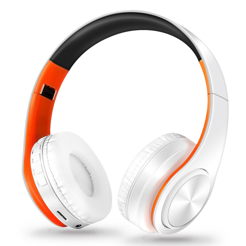 Stereo bezdrôtové slúchadlá Bluetooth headset s podporou SD karty pre mobilný telefón, PC, notebook s mikrofónom