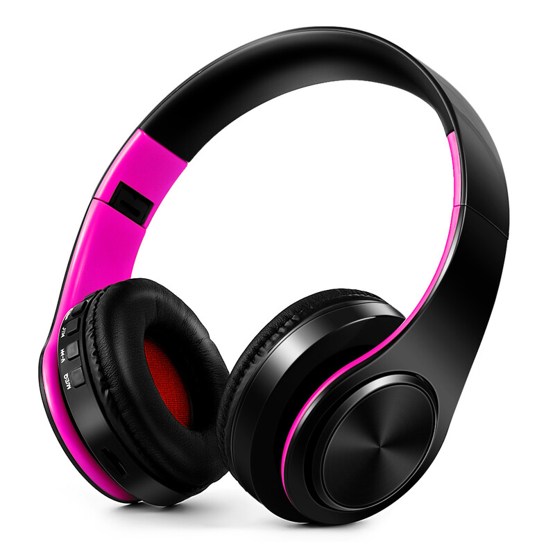 Stereo bezdrôtové slúchadlá Bluetooth headset s podporou SD karty pre mobilný telefón, PC, notebook s mikrofónom