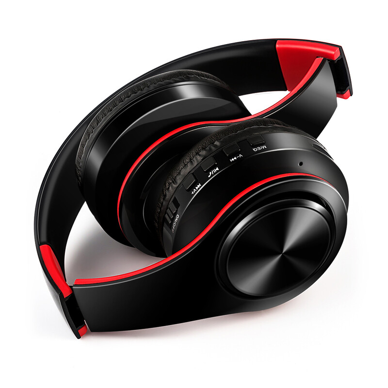 Stereo bezdrôtové slúchadlá Bluetooth headset s podporou SD karty pre mobilný telefón, PC, notebook s mikrofónom