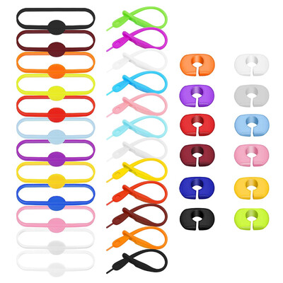 12/36 τεμ. επαναχρησιμοποιήσιμα σιλικόνης ποτήρι κρασιού Γούρια ποτών με μαρκαδόρους λουρίδες μπουκαλιών Αναγνωριστικά γυαλιού ετικέτας για πάρτι κοκτέιλ σαμπάνιας