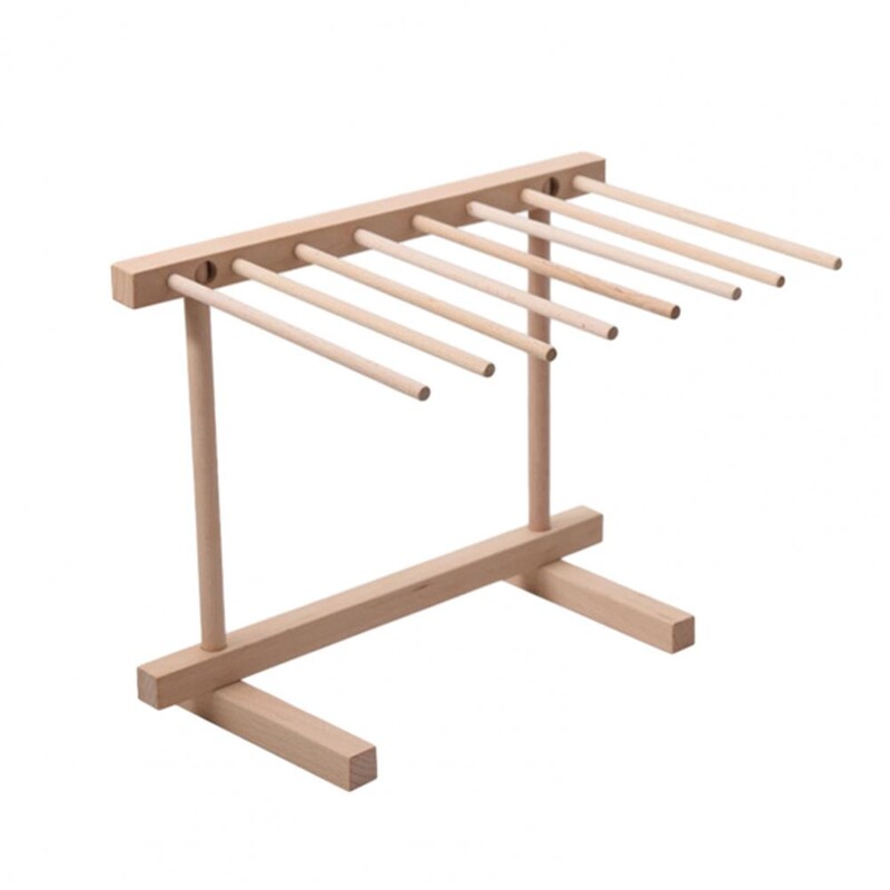 Spagečių džiovinimo lentyna Medinė makaronų džiovinimo lentyna 8 rankenos sulankstomas spagečių stovas makaronų kabykla Naminis virtuvės įtaisas greitai