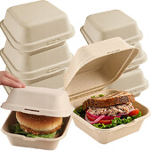 5-10 komada jednokratne bento kutije, kutija za voćnu salatu, hamburger, pulpa, kutija za kolače, prijenosna kutija za pečenje ručka, kutija za pakiranje kolača, posuda za hranu