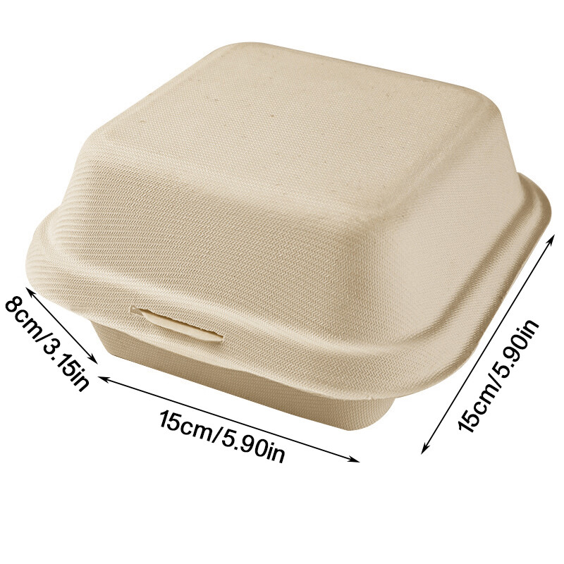 5-10 komada jednokratne bento kutije, kutija za voćnu salatu, hamburger, pulpa, kutija za kolače, prijenosna kutija za pečenje ručka, kutija za pakiranje kolača, posuda za hranu