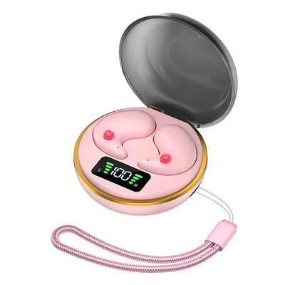 Bezdrôtové slúchadlá do uší s potlačením hluku, LED displejom, nabíjacím puzdrom, slúchadlami na spanie pre šport, notebook, TV, počítač