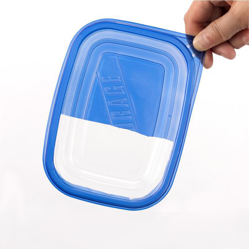 5 vnt maisto laikymo indai, plastikinių dėžučių rinkinys, 280 ml dėžutėje, maisto laikymo dėžutė, virtuvės sandariai užšaldoma dėžutė, mėlyna, skaidri