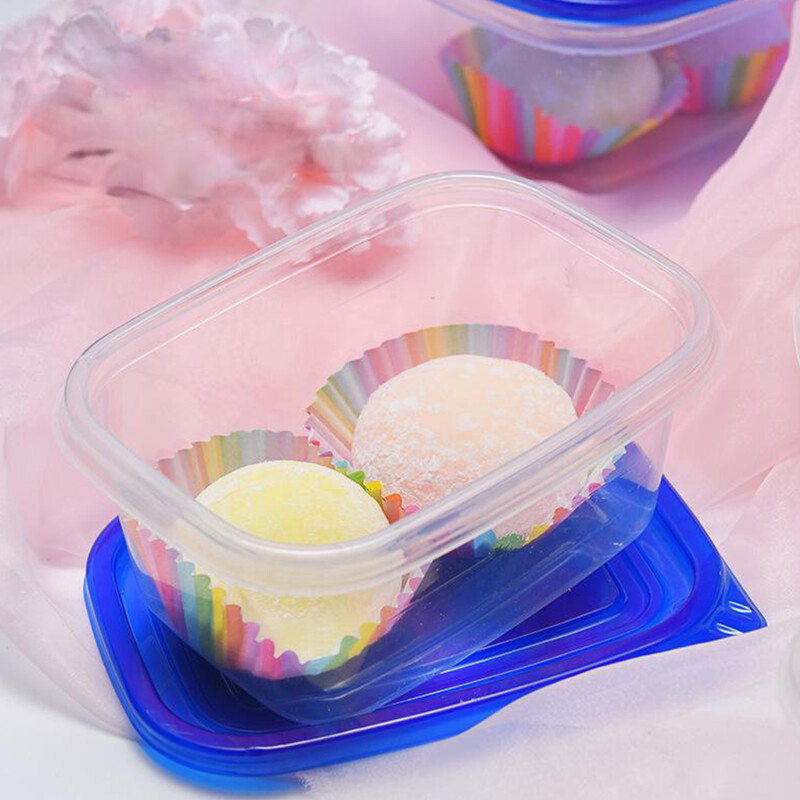 5 vnt maisto laikymo indai, plastikinių dėžučių rinkinys, 280 ml dėžutėje, maisto laikymo dėžutė, virtuvės sandariai užšaldoma dėžutė, mėlyna, skaidri