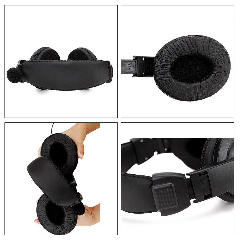 3,5 mm-es fülhallgató fejhallgató játék fejhallgató háttérvilágítással vezetékes fejhallgató PC-hez Laptop Notebook PS4 PS5 Xbox telefonhoz Nagykereskedelem