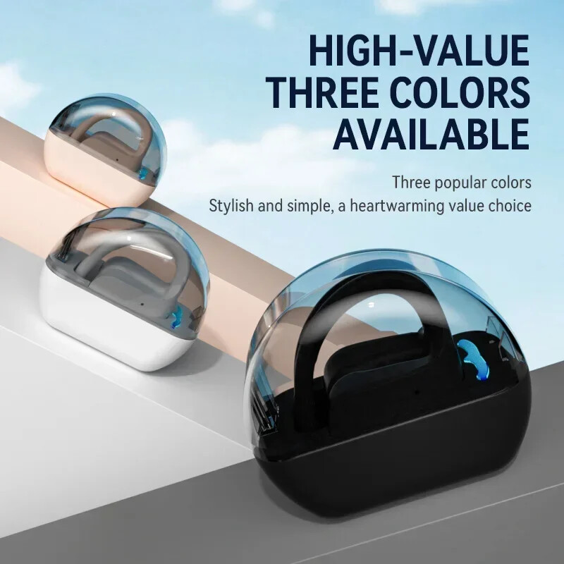 S8 vezeték nélküli függő füles fejhallgató légvezető fülhallgató, edzés, zajszűrős fülhallgató mobiltelefonhoz, táblagéphez