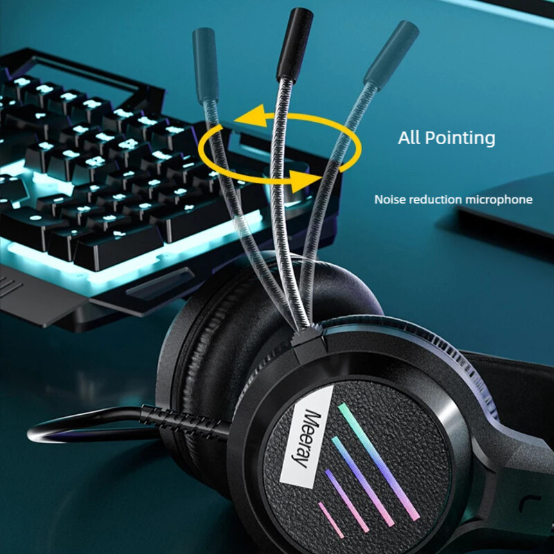 Gaming Headset 7.1 Virtual Surround Sound ακουστικό με μικρόφωνο Stereo ακουστικά δόνησης για φορητό υπολογιστή υπολογιστή