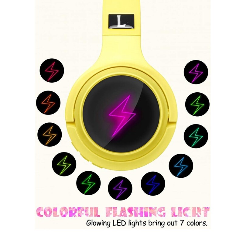 Vezeték nélküli Bluetooth fejhallgató gyerekeknek Vezeték nélküli fejhallgató mikrofonnal, számítógéphez, laptophoz, táblagéphez