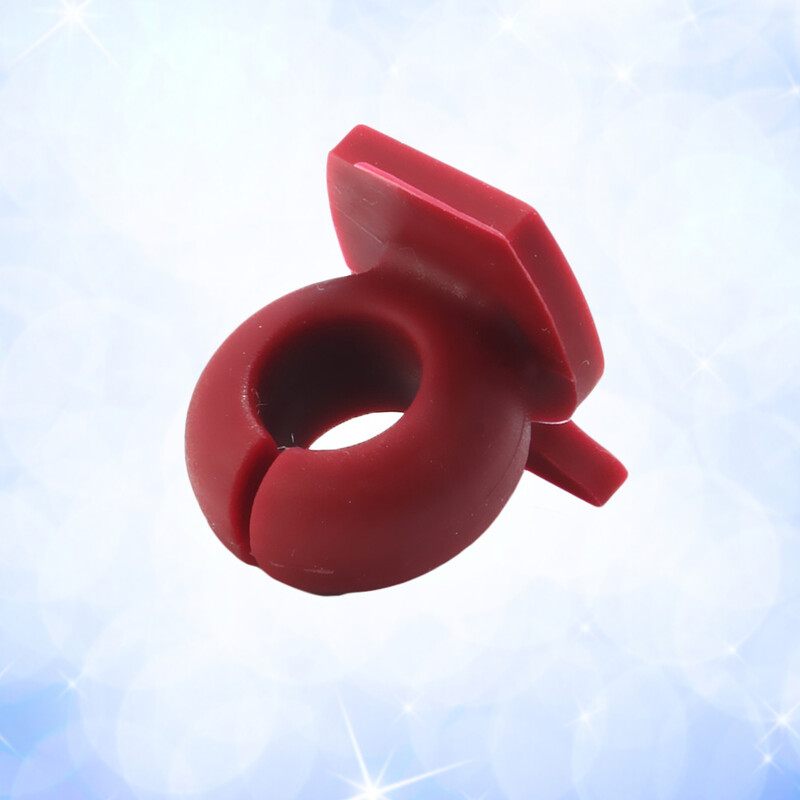 8 vnt. Silikoninės stiklinės formos vyno taurės žymeklis Creative Drinking Cup Identifier Party Cup ženklas (mišrios spalvos)