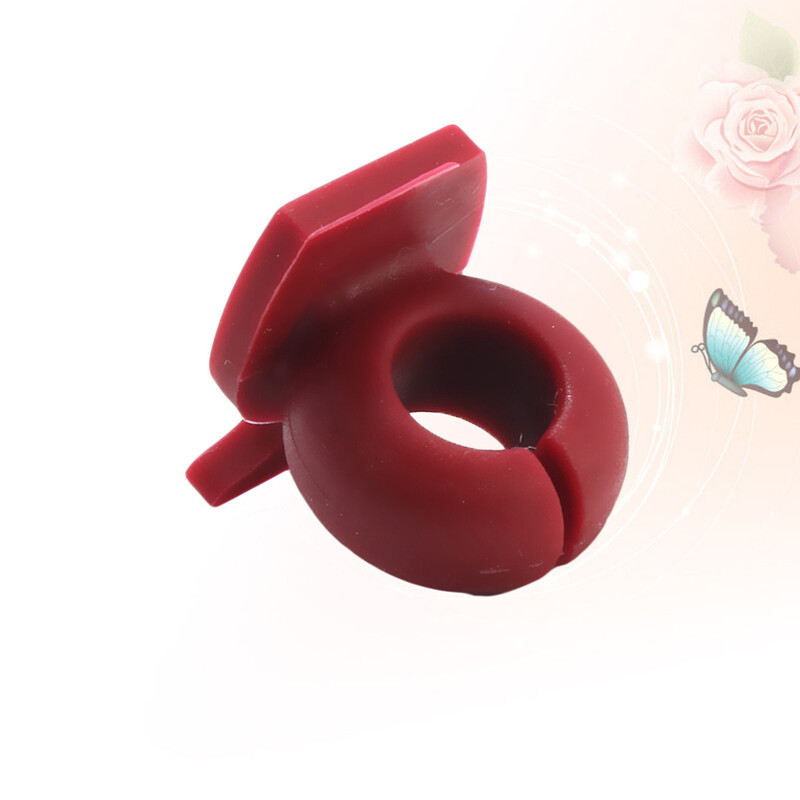 8 vnt. Silikoninės stiklinės formos vyno taurės žymeklis Creative Drinking Cup Identifier Party Cup ženklas (mišrios spalvos)