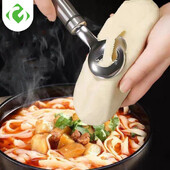 Kućni aparat za rezanje rezanaca od nehrđajućeg čelika Ručni rezač za tijesto široka usta Nož za narezane rezance Alati za kuhanje tjestenine Gadget
