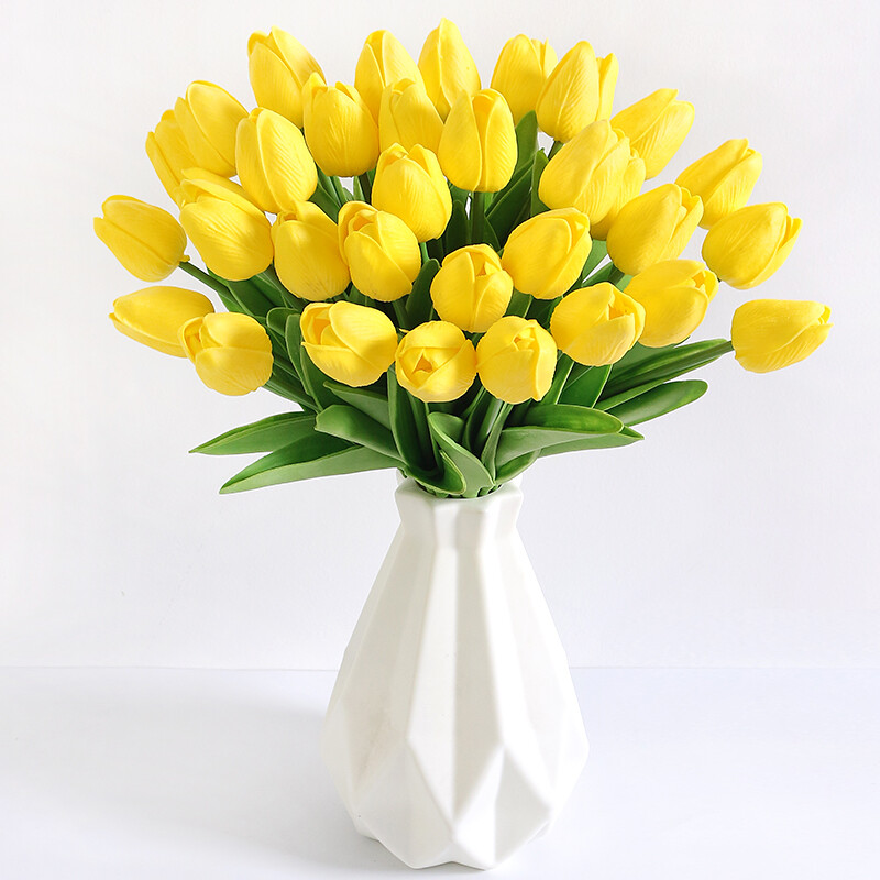 Umelé kvety tulipánov, rastliny do interiéru, vonkajšej záhrady, mäkkého materiálu, párty doplnky, darčeky pre ženy, festivalové ozdoby.