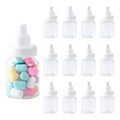 Babazuhany Kék Rózsaszín Mini Tejpalack Cukorka Doboz Kisfiú Lány Újszülött Parti Kedvezmény Ajándékdobozok Nemek Felfedi Születésnapi Party dekoráció