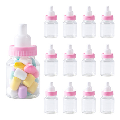 Babazuhany Kék Rózsaszín Mini Tejpalack Cukorka Doboz Kisfiú Lány Újszülött Parti Kedvezmény Ajándékdobozok Nemek Felfedi Születésnapi Party dekoráció