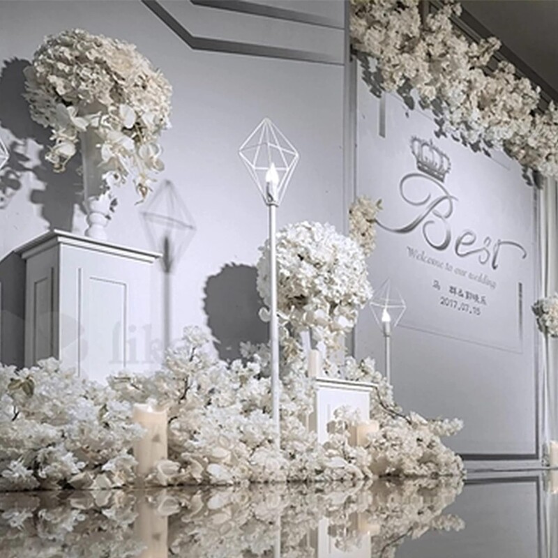 25 vnt 8 colių didelės šilkinės hortenzijos dirbtinės gėlės hortenzijos galvutė su stiebu, naudojama namų vestuvių vakarėliui dekoruoti Pieno baltumo