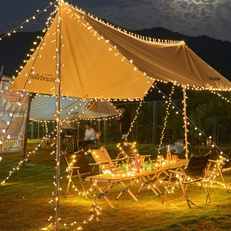 Ghirlanda cu bile cu LED de 12M USB/baterie Ghirlanda de zâne șir de lumini Zi de naștere Acasă Crăciun Sărbători Decorare petrecere de nuntă