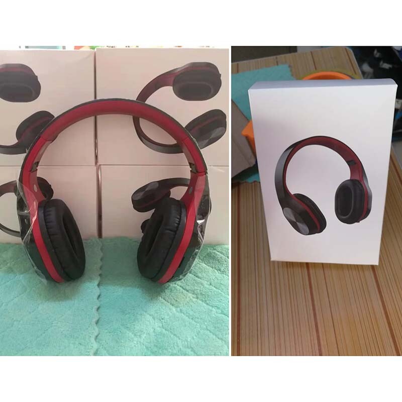 Căști fără fir pliabile T5, Bluetooth 5.2, suport pentru căști, card TF, căști cu reducere a zgomotului, pentru IOS Samsung Huawei Smartphone