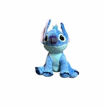 Играчка, Тип Stitch, Плюшен, Син, 35 см