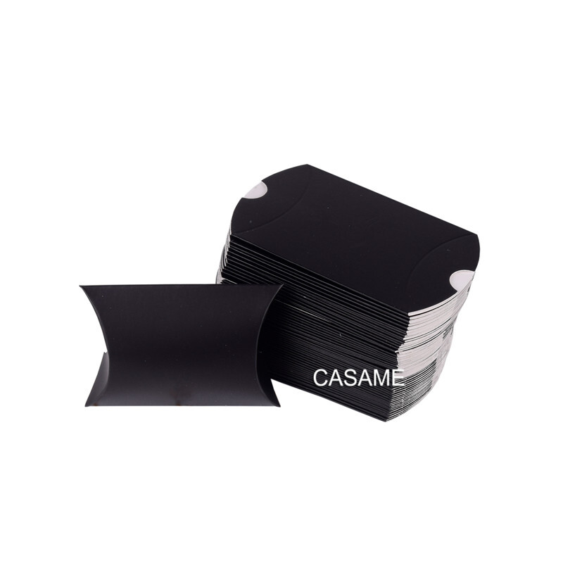 10/20/30 бр. Цветна възглавница Кутия за бонбони Крафт хартия Кутии за опаковане на коледни подаръци Чанти Сватбени подаръци Декорации за парти за рожден ден