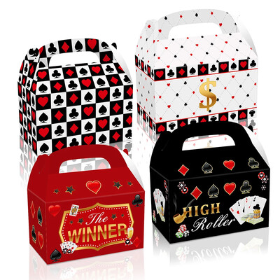 12 bucăți/lot cutie de bomboane cu iepuraș de Paște cutie de cadou portocaliu/cutie de biscuiți pentru absolvenți pentru petrecere de aniversare, decor de absolvire