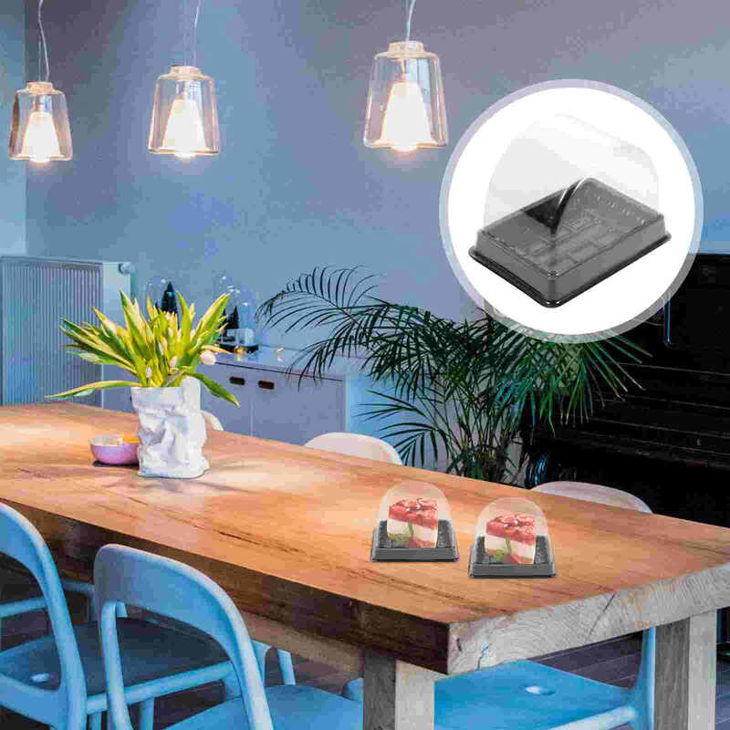 30 buc Cutii pentru gogoși Mini cești de hârtie pentru prăjituri blistere Cupcake cu capac Recipient pentru mâncare la pachet