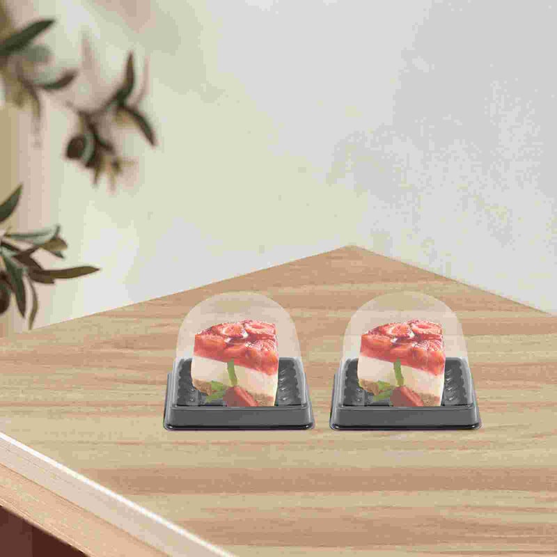 30 buc Cutii pentru gogoși Mini cești de hârtie pentru prăjituri blistere Cupcake cu capac Recipient pentru mâncare la pachet