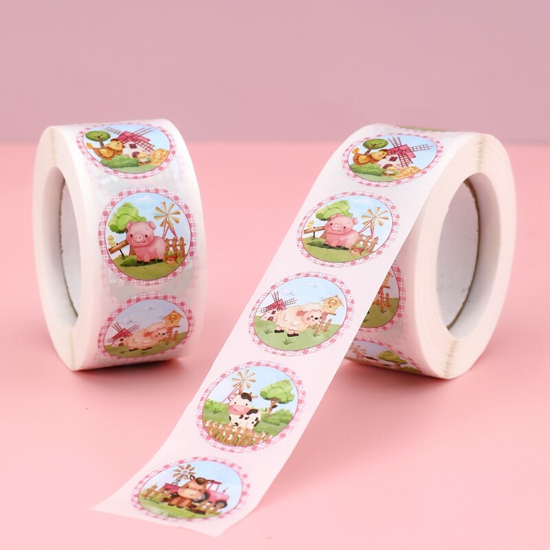 Autocolante din hârtie cu coadă de sirenă, cu animale, fluture, vehicul de inginerie, decor petrecere de naștere, pentru copii, fete, petrecere sub mare