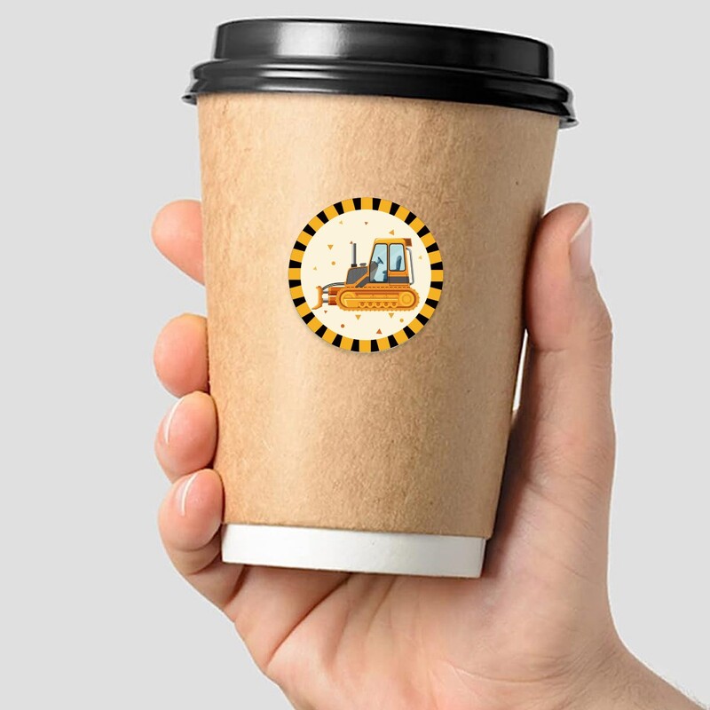 Autocolante din hârtie cu coadă de sirenă, cu animale, fluture, vehicul de inginerie, decor petrecere de naștere, pentru copii, fete, petrecere sub mare