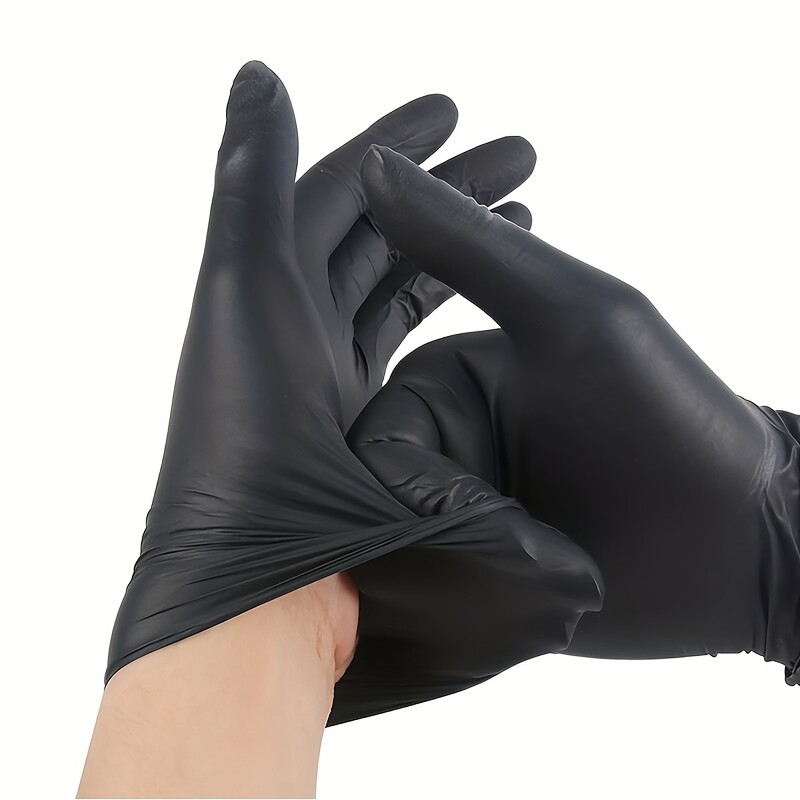 100 mănuși nitro de unică folosință, mănuși de spălat multifuncționale, mănuși impermeabile potrivite pentru gătit, spălat auto, tatuaj, cle