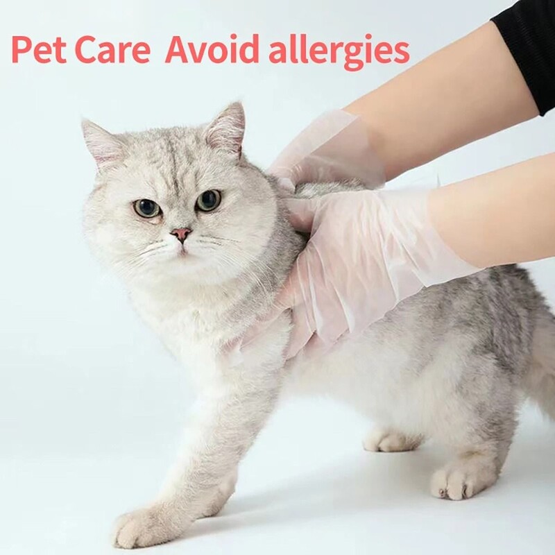 100 buc. Mănuși fără latex Mănuși de unică folosință TPE, transparente, anti-alunecare, pentru siguranța muncii, mănuși de curățare de uz casnic de calitate alimentară