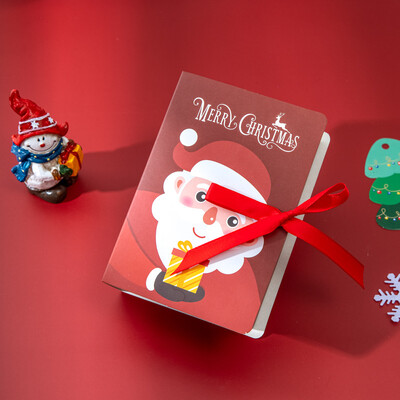 10gab Ziemassvētku ābolu konfekšu kastes dāvanu iesaiņojuma papīra kastītes Creative Magic Book Party Svētku dekorēšanas piederumi