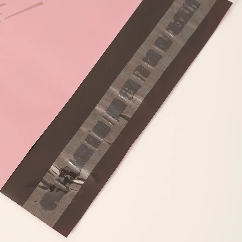 100 bucăți pungi roz expres cu grafic simplu „Mulțumesc”, ideale pentru birou, ambalaje pentru cadouri, consumabile pentru ambalare expres