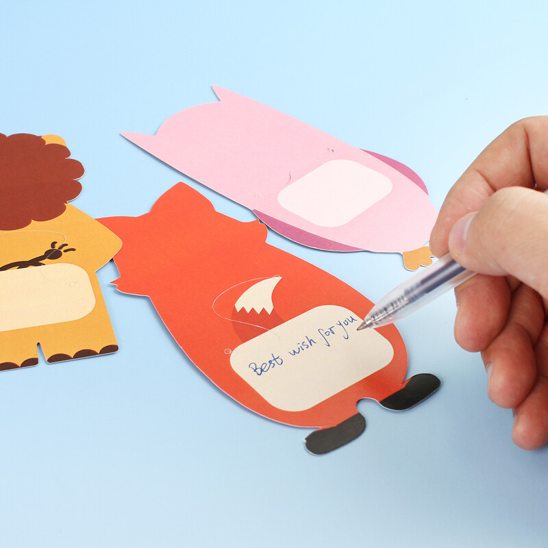 10бр. Торбички за подаръци със сладки животни Торбички за бонбони Baby Shower Торбички за рожден ден Торбички за бисквитки Мечка Лисица Лъв Кутия за бонбони Woodland Safari Парти подарък