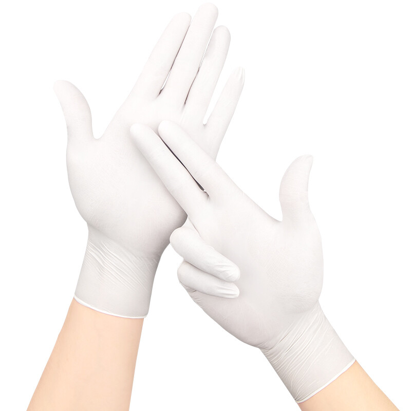 9 "50 tükki ühekordsed kindad, pulbrivabad / köögitoidu ühekordsed tsiviilotstarbelised nitriilkindad