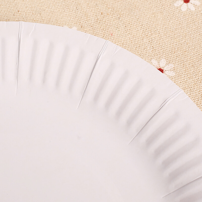 Set farfurie de hârtie de unică folosință pentru tort de aniversare farfurie circulară de hârtie set de veselă nordic minimalistă, graffiti, bricolaj, materiale lucrate manual