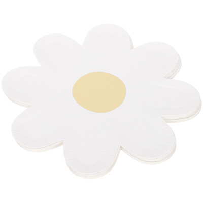 20 buc. farfurie cu flori farfurii pentru servire a alimentelor pentru petrecere decoratiuni de nunta pentru mese flori de floarea soarelui pentru desert hartie pentru copii