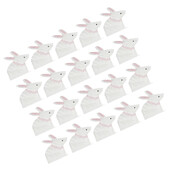 1 set de 20 de bucăți set de șervețele de unică folosință șervețel de iepure din desene animate kit de șervețele de hârtie minunat pentru petrecerea de aniversare pentru copii.